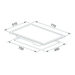 Franke FRSM 704 C TOD BK Elektrikli Ocak
