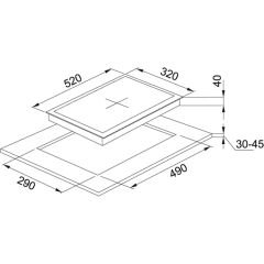 Franke New Glass FHNG 302 2G BK C Ankastre Ocak Siyah