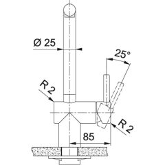 Franke Atlas Neo Spiralli Inox Armatür