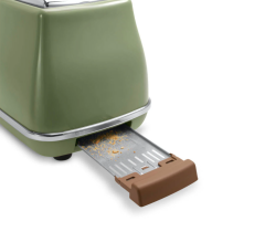 Delonghi CTOV 2103.GR Icona Vintage Yeşil Ekmek Kızartma Makinesi