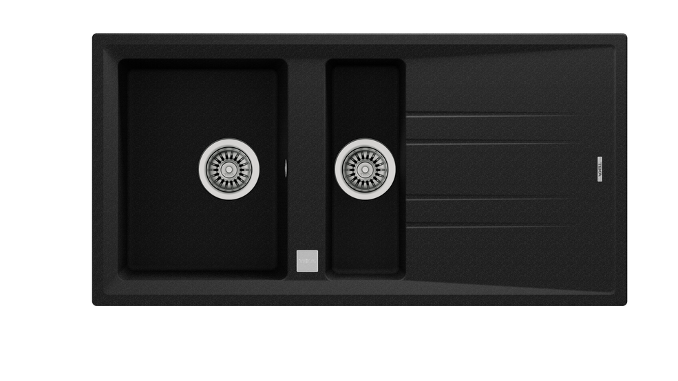 Teka STONE 60 B-TG Metalik Siyah Tegranite Eviye