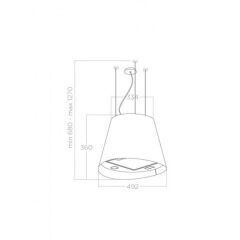ELİCA JUNO IX/F/50 Ada Tipi Davlumbaz