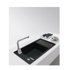 Franke Fresno FSG 611 Granit Nero Tezgah Üstü Evye