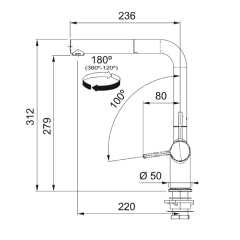 Franke Active Plus Doccia 2.0 Avena Armatür