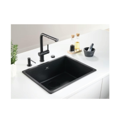 Franke Active Plus Metalic Doccia Matt Black Armatür
