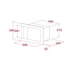 Teka ML 8200 BIS 20 lt Siyah Mikrodalga Fırın