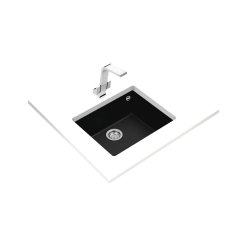 Teka Square 50.40 TG Tezgah Altı Siyah Eviye