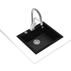 Teka Forsquare 50.40 Tg Tezgah Üstü Black Granit Eviye