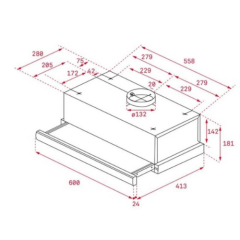 TEKA 6210 WH BEYAZ SÜRGÜLÜ ASPİRATÖR