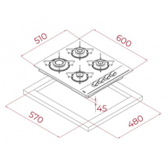TEKA CHEF4 ANKASTRE SET